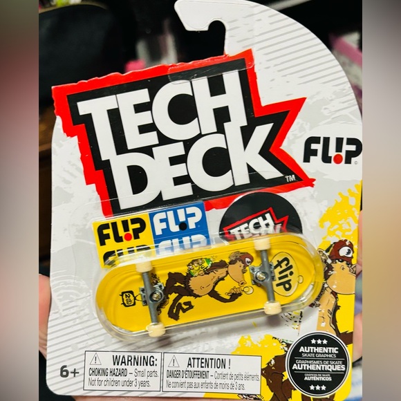 Tech Deck Other - Tech Deck Ultra Rare Flip Monkey Fingerboard & Decals